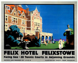 ‘Felix Hotel’  LNER poster  1923.