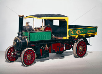 Foden open steam wagon  1912-1914.