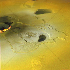 Eruption on Io  22 February 2000.