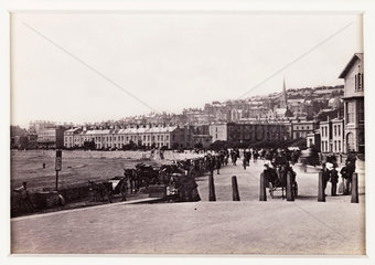 'Weston-Super-Mare  from the Esplanade'  c 1880.