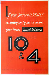 'If your journey is REALLY necessary...’  poster  1939-1945.