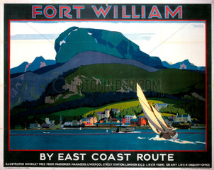 'Fort William’  LNER poster  1923-1947.