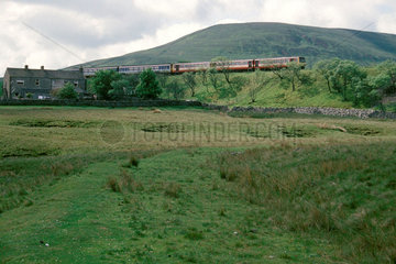 Train at Blea Moor  1994.