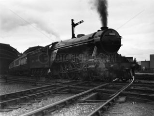 A3 locomotive at York Station  c 1953.
