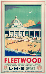 ‘Fleetwood - Lancashire's Modern Seaside Resort’  LMS poster  1923-1947.