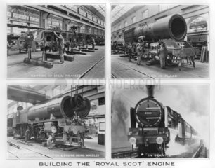 The building of the Royal Scot  1933.
