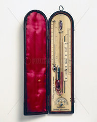 Sympiesometer  or air barometer  1845-1851.