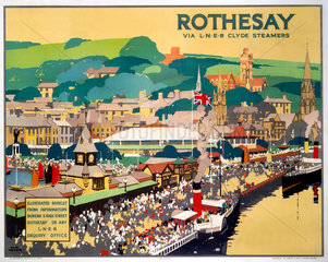 ‘Rothesay’  LNER poster  1926.