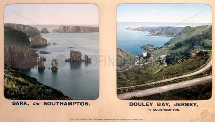 Sark  and Bouley Bay  Jersey  1910s.