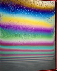 Thin-film interference pattern shown by bubble film  1980-2000.
