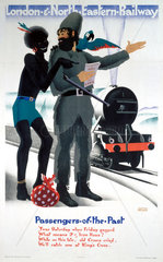 ‘Passengers of the Past’  LNER poster  1929.