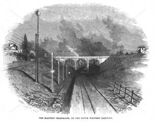 The Electrical Telegraph on the South Western Railway  1845.