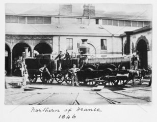 Locomotive number 418  1846