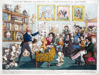 'Calves' Heads and Brains or a Phrenological Lecture’  1826.