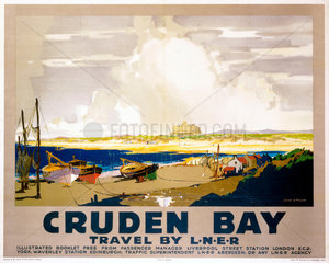 ‘Cruden Bay’  LNER poster  1928.