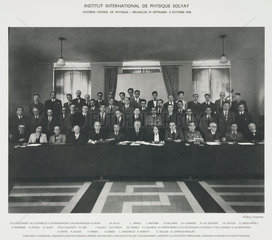 Eighth Solvay Physics Conference  Brussels  1948.