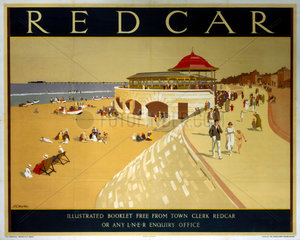 ‘Redcar’  LNER poster  1923-1947.