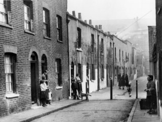 Slum property near St Paul's on Zoar Street in Southwark  London  c 1935.