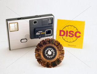 Kodak disc 4000 camera with film  1982-1984.