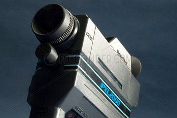Detail of a Fisher-Price PXL-2000 'Pixelvision' camcorder  1988.