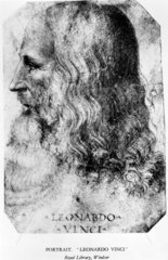 Leonardo da Vinci  Italian artist  engineer and inventor  c 1510.