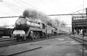 Western Endeavour Express at Penrith  New South Wales  Australia  1970.