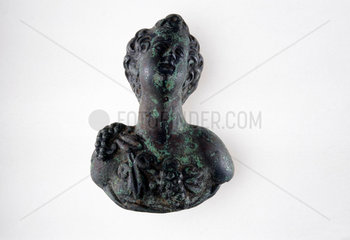 Bronze bust of Bacchus  Roman  2nd century.
