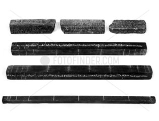 Egyptian cubit rods  2600 BC-1st Century AD.