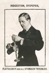 Using the ‘Veedee’ vibratory massager for digestive problems  c 1900-1925.