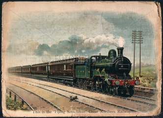 'This is the Flying Scotchman  Great Northern Railway’  c 1890-1891.
