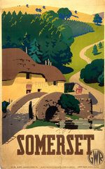 ‘Somerset’  GWR poster  1936.
