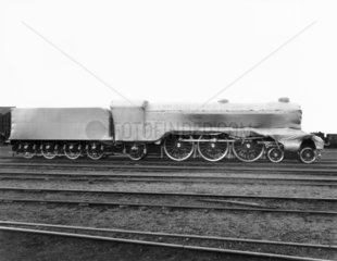 ‘Flying Scotsman' sheeted down at Doncaster Works  1 March 1924.