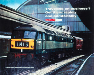 'Travelling on business?'  BR (WR) poster  c 1970-1979.