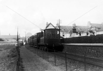 St Luke's station  Jersey  c 1900.