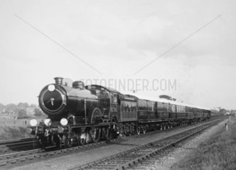 LNER Royal Train at Potters Bar  Hertfordshire  c 1940s.