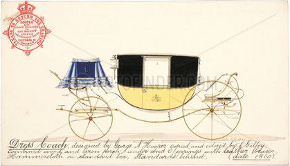Dress coach  1860.