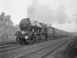 LMS passenger steam train.