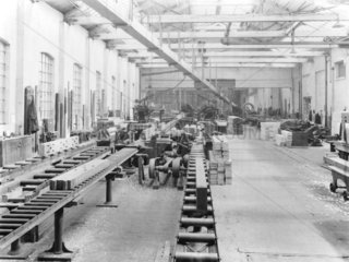 Sawmill at Earlestown Carriage and Wagon Works  Merseyside  c 1927.