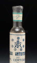 Bottle containing ‘anti-hysteria water’  Italy  1850-1920.