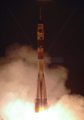 Launch of Expedition 11 to the International Space Station  April 2005.