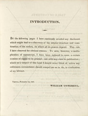 Introduction of ‘Account of the Origin and Progress of the Rocket System’  1810.