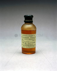 Bottle of tetanus vaccine  1941.
