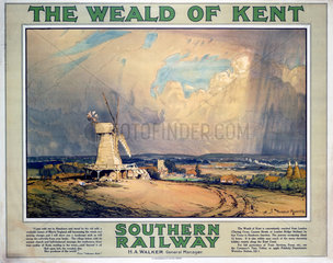‘The Weald of Kent’  SR poster  1923-1936.