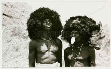 Two African tribesmen  c 1925.