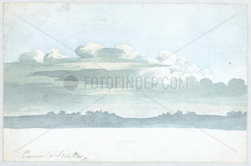 Cloud study by Luke Howard  c 1808-1811.