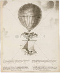 Martyn’s aerostatic globe  1784.