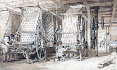 Swainson Birley Cotton Mill near Preston  Lancashire  1834.
