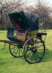 Hooded buggy  late 19th century.