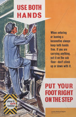 BR staff safety poster  1960.