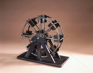 Feathered paddle wheel  1830.